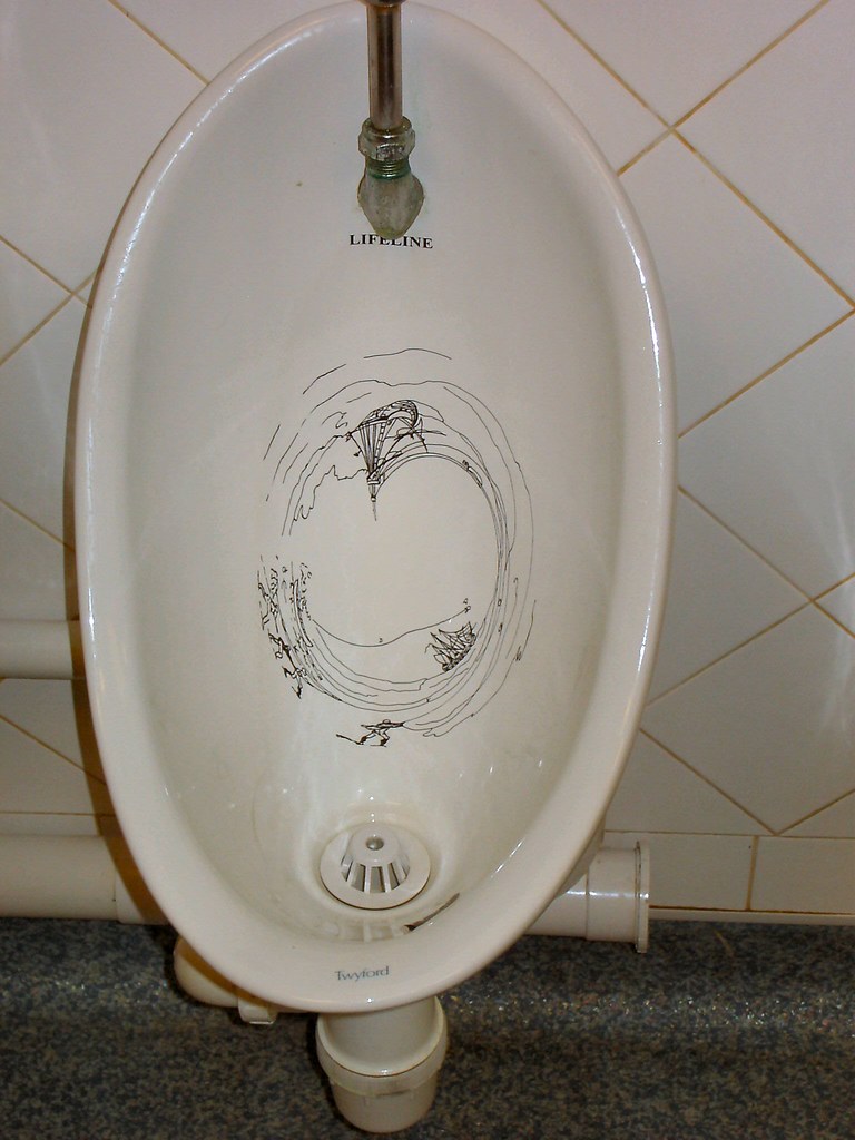Decorated Urinal, Norwich Castle Museum