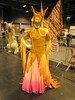 Yellow masquerade costume